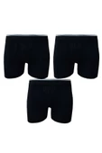 3lü Erkek Ekonomik Likralı Boxer Pamuklu Esnek Rahat Kalıp - 3