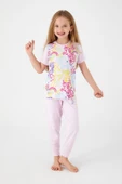Roly poly 3057 Unicorn Magic Kız Çocuk Kısa Kol Pijama Takım - 1
