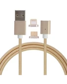 Logis Mıknatıslı iPhone iPad iPod Lightning C515  Hızlı Şarj Kablosu - 2