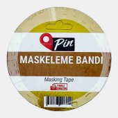 Pin 7572 50 mm x 40 mt Hotmelt Askılı Maskeleme Bandı - 1