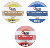 Pin 7572 50 mm x 40 mt Hotmelt Askılı Maskeleme Bandı - 2