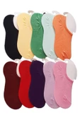 10lu Kadın Modal Görünmez Sneaker Çorap Dikişsiz Yumuşacık Kalite - 1