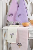 6 Parça Mutfak Kurulama Bezi 30 X 50 Cm Lavender Flower - 3