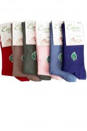Emre Kadın Bambu Asorti Bayan Soket Çorap 6lı Paket - 2
