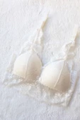 Kadın Pedli Bralet Sütyen Dantelli Soft Kap Büstiyer - 2