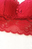 Kadın Pedli Bralet Sütyen Dantelli Soft Kap Büstiyer - 10