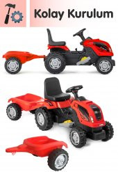 UJ Toys - KUMANDALI AKÜLÜ 6V RÖMORKLU TRAKTÖR - 2