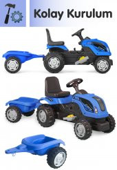 UJ Toys - KUMANDALI AKÜLÜ 6V RÖMORKLU TRAKTÖR - 2