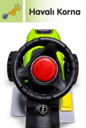 UJ Toys - KUMANDALI AKÜLÜ 6V RÖMORKLU TRAKTÖR - 4