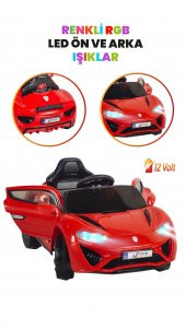 UJ Toys Jagor Akülü Araba 12V-Kırmızı - 2