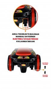 UJ Toys Müzikli ve Led Işıklı Buddy Akülü Atv 6V-Siyah - 2