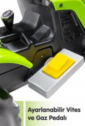 UJ Toys - KUMANDALI AKÜLÜ 6V RÖMORKLU TRAKTÖR - 5