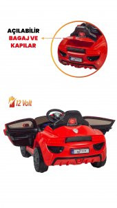 UJ Toys Jagor Akülü Araba 12V-Kırmızı - 6