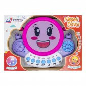 UJ Toys Işıklı Müzikli Notalı Neşeli Pilli Davul - 2
