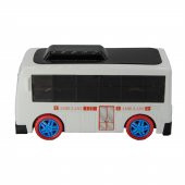 UJ Toys Sesli ve Işıklı Çarp Dön Sevimli Ambulans-Beyaz - 2