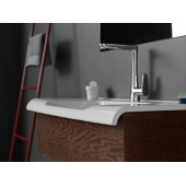 Turkuaz 80x50 Cm Anova Etejerli Lavabo 090700 - 4
