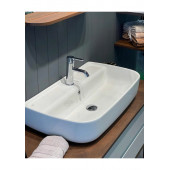 Turkuaz Seramik Cerastyle Aqua 75 x 40 cm Tezgah Üstü Çanak Lavabo - 1