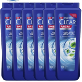 Clear Men Şampuan Cool Sport Menthol 485 Ml 6 Adet - 1