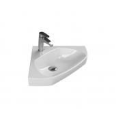 Turkuaz Arda 46x46 cm Köşe Etejer Uyumlu Lavabo - 3