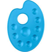 BRONS RESİM PALETİ PLASTİK RENKLİ 1 ADET BR-288 - 2