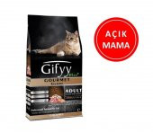 Gifyy Somon ve Tavuk Etli Gurme Kedi Maması 1 Kg AÇIK - 1