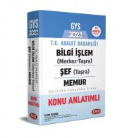 2023 GYS T. C. Adalet Bakanlığı Bilgi İşlem Şef Memur Konu Anlatımı Data Yayınları - 1