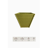 Ahşap Desen Çiçek Saksısı 1 Ad. 0,5 Lt -(ALY-501) - 3