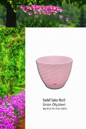 Sedef Çiçek Saksı No:0 (0,30 Lt) - 1