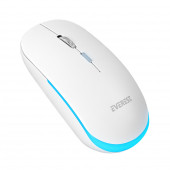 Everest Km-1500 Beyaz Kablosuz Şarj Edilebilir Rainbow Aydınlatmalı Q Multimedia Klavye + Mouse Set TYC00600578393 - 3