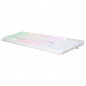Everest Km-1500 Beyaz Kablosuz Şarj Edilebilir Rainbow Aydınlatmalı Q Multimedia Klavye + Mouse Set TYC00600578393 - 8