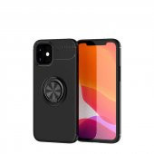 Apple iPhone 12 Kılıf Yüzüklü Kamera Korumalı Range Silikon Kılıf thumbnail 1