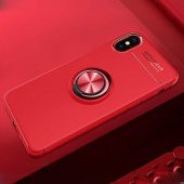 Apple iPhone X Kılıf Yüzüklü Kamera Korumalı Range Silikon Kılıf thumbnail 2