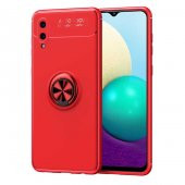 Samsung Galaxy A02 Kılıf Yüzüklü Kamera Korumalı Range Silikon Kılıf - 2