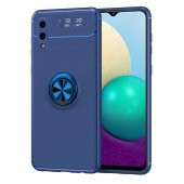 Samsung Galaxy A02 Kılıf Yüzüklü Kamera Korumalı Range Silikon Kılıf - 3