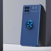 Samsung Galaxy A12 Kılıf Yüzüklü Kamera Korumalı Range Silikon Kılıf thumbnail 3