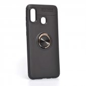 Samsung Galaxy A30 Kılıf Yüzüklü Kamera Korumalı Range Silikon Kılıf thumbnail 1