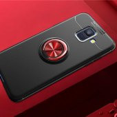 Samsung Galaxy A6 2018 Kılıf Yüzüklü Kamera Korumalı Range Silikon Kılıf thumbnail 4