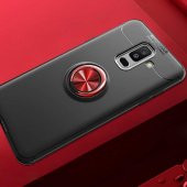 Samsung Galaxy A6 Plus 2018 Kılıf Yüzüklü Kamera Korumalı Range Silikon Kılıf thumbnail 4