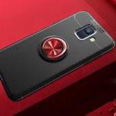 Samsung Galaxy J6 Kılıf Yüzüklü Kamera Korumalı Range Silikon Kılıf - 4