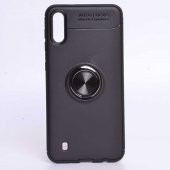 Samsung Galaxy M10 Kılıf Yüzüklü Kamera Korumalı Range Silikon Kılıf thumbnail 1