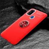 Samsung Galaxy M30S Kılıf Yüzüklü Kamera Korumalı Range Silikon Kılıf thumbnail 2