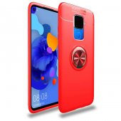 Huawei Mate 30 Lite Kılıf Yüzüklü Kamera Korumalı Range Silikon Kılıf thumbnail 2