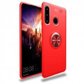 Huawei Y6P Kılıf Yüzüklü Kamera Korumalı Range Silikon Kılıf - 2