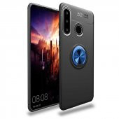 Huawei Y6P Kılıf Yüzüklü Kamera Korumalı Range Silikon Kılıf - 5