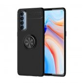 Oppo Reno 4 Pro 4G Kılıf Yüzüklü Kamera Korumalı Range Silikon Kılıf - 1