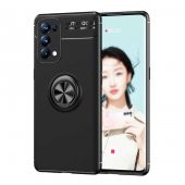 Oppo Reno 5 5G Kılıf Yüzüklü Kamera Korumalı Range Silikon Kılıf - 1