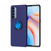 Oppo Reno 4 Pro 4G Kılıf Yüzüklü Kamera Korumalı Range Silikon Kılıf - 3