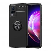 Vivo V21 Kılıf Yüzüklü Kamera Korumalı Range Silikon Kılıf thumbnail 1