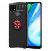 Realme C21 Kılıf Yüzüklü Kamera Korumalı Range Silikon Kılıf - 3