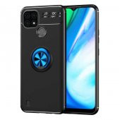 Realme C21 Kılıf Yüzüklü Kamera Korumalı Range Silikon Kılıf - 4